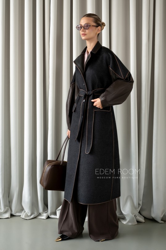 пальто из шерсти 