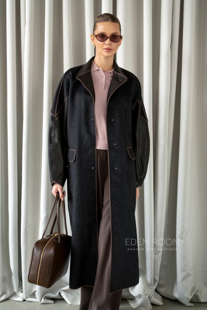 пальто из шерсти 