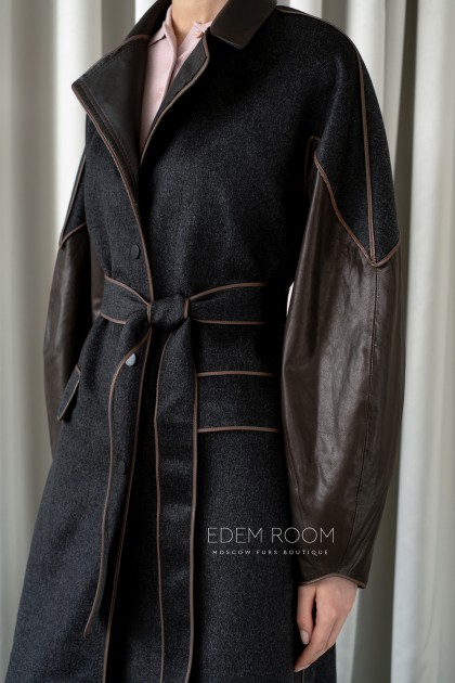 пальто из шерсти 