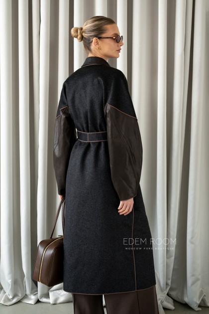 пальто из шерсти 