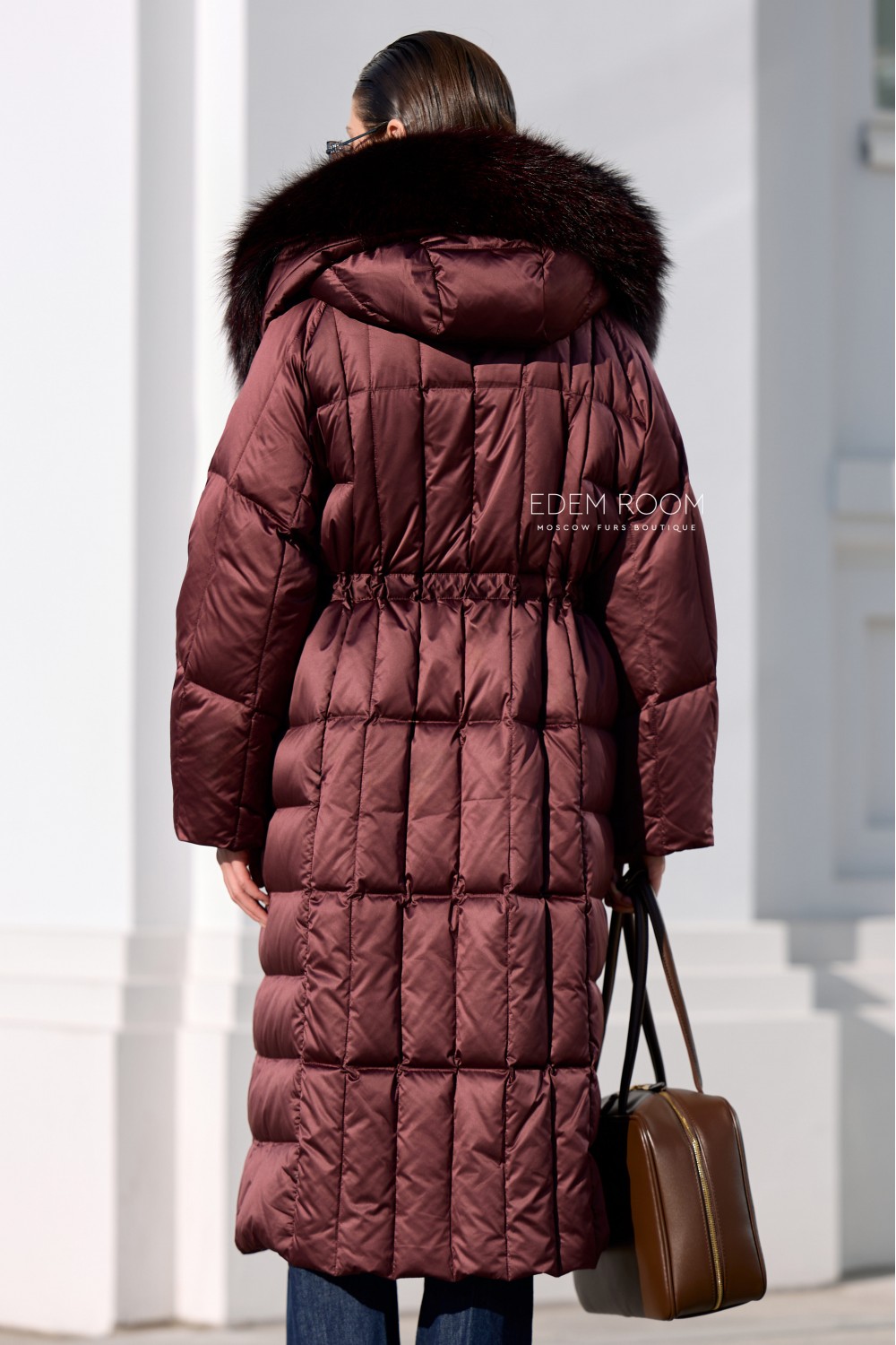 пуховое пальто с мехом