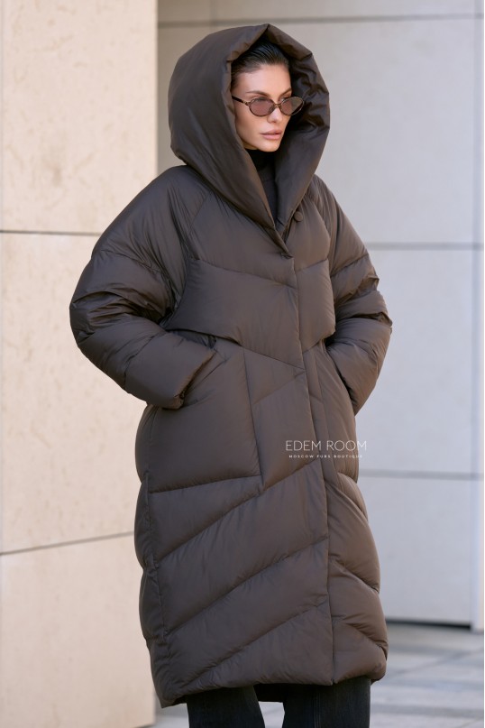пальто пуховое с капюшоном пальто пуховое с капюшоном