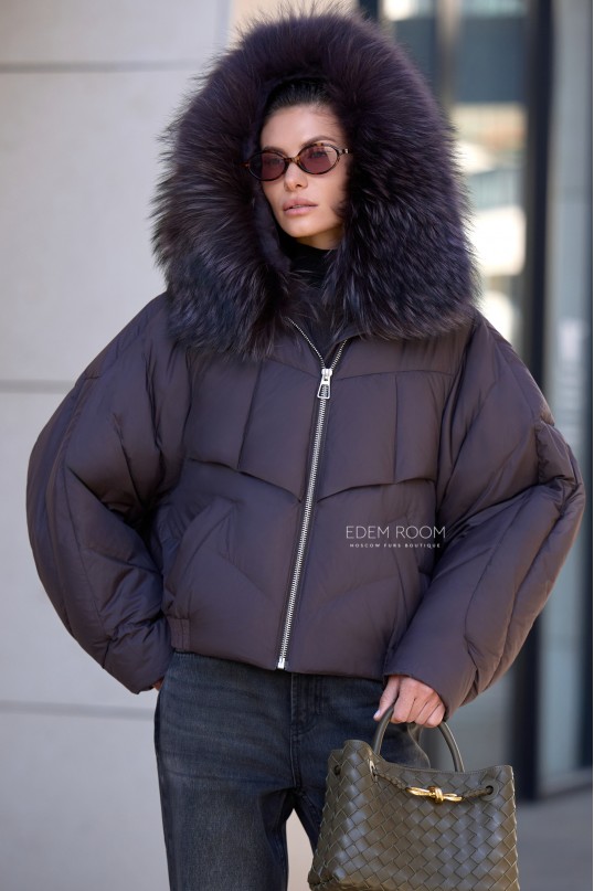 куртка - пуховик с капюшоном куртка - пуховик с капюшоном