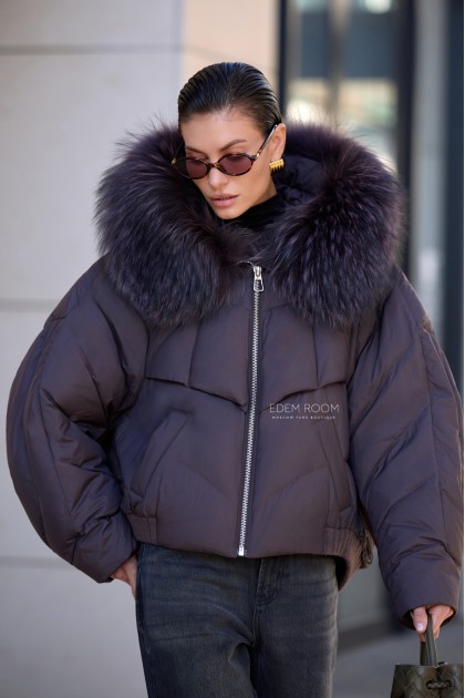 куртка - пуховик с капюшоном куртка - пуховик с капюшоном