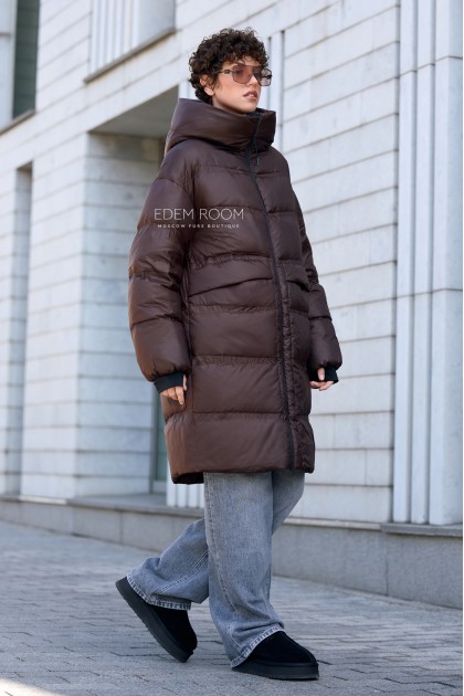 лёгкий пуховик без меха