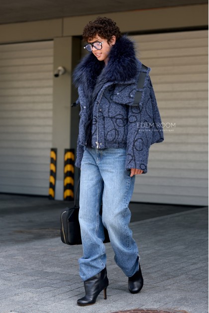 укороченный пуховик с мехом укороченный пуховик с мехом