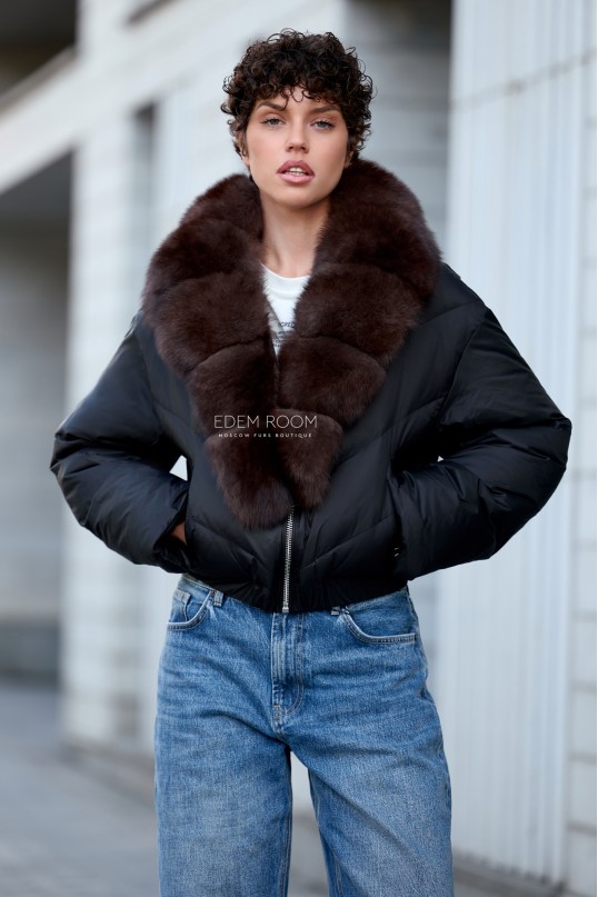 короткая куртка - пуховик