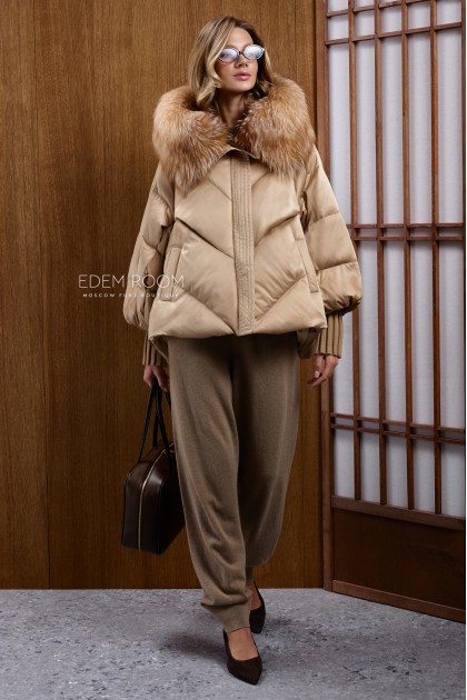 куртка - пуховик с капюшоном