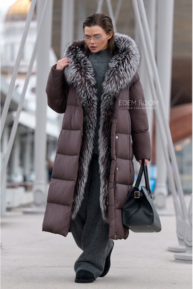 пуховое пальто с мехом пуховое пальто с мехом