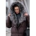 пуховое пальто с мехом