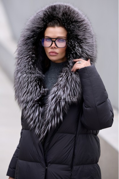 облегчённое пуховое пальто мехом облегчённое пуховое пальто мехом