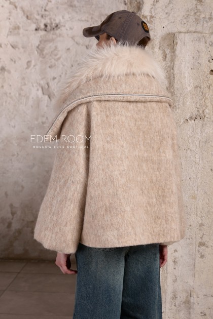 пуховая куртка  с мехом