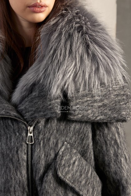 куртка - пуховик с мехом куртка - пуховик с мехом