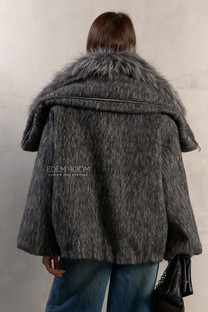 куртка - пуховик с мехом куртка - пуховик с мехом