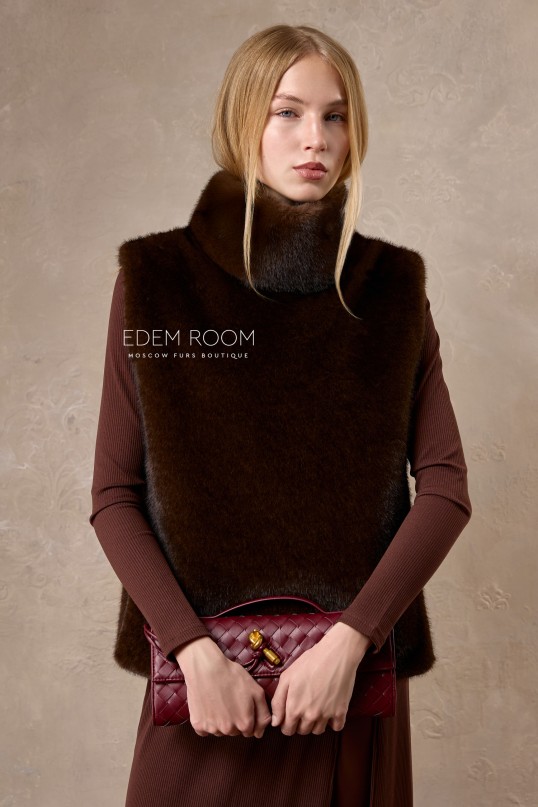 манишка под норку 