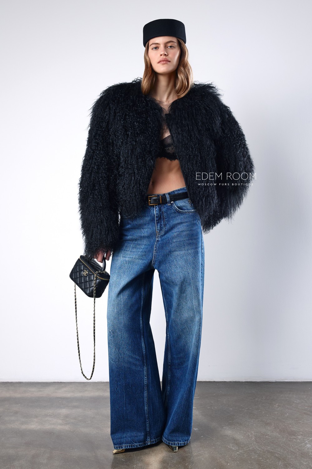 шуба из ламы