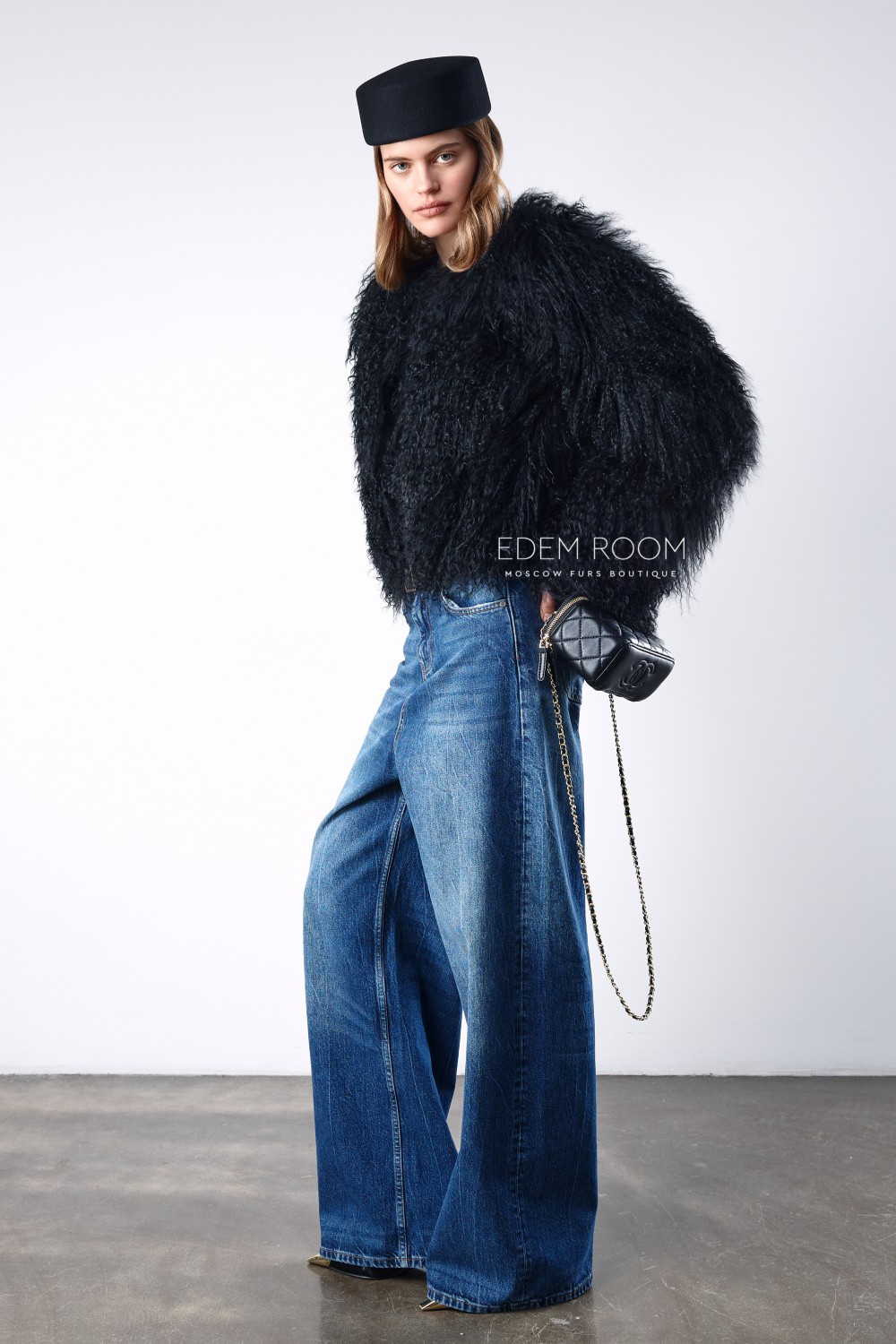 шуба из ламы