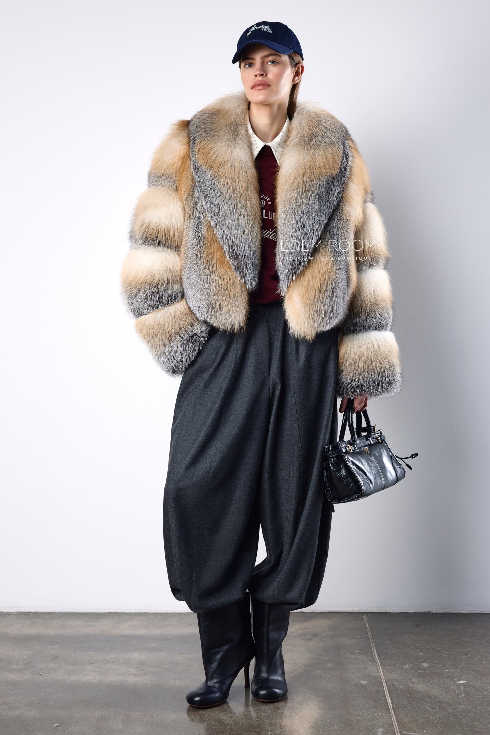 шуба из лисы