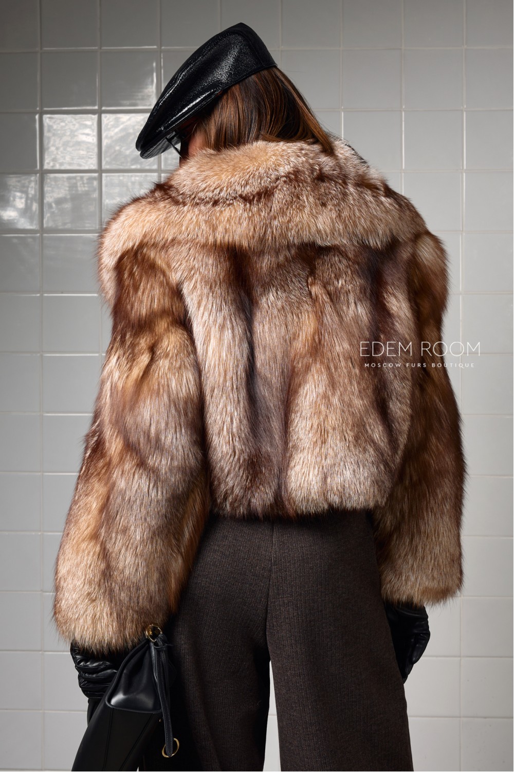 меховая куртка из лисы