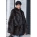 двухсторонняя дублёнка из меха тосканы