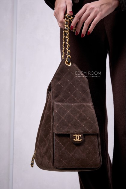 замшевая сумка Chanel
