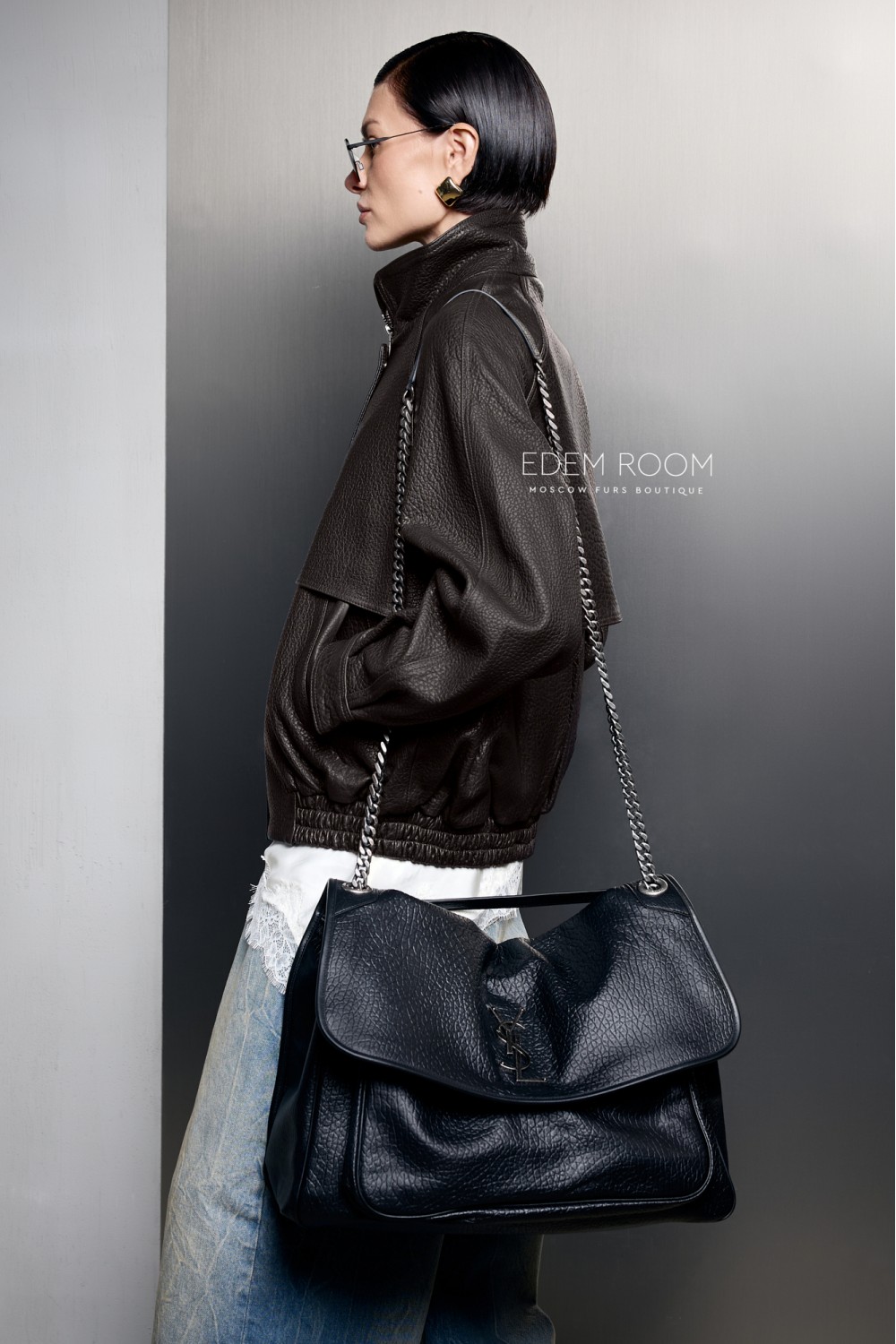 вместительная сумка от  Saint Laurent