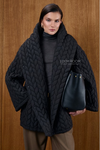 Утеплённая куртка на запах