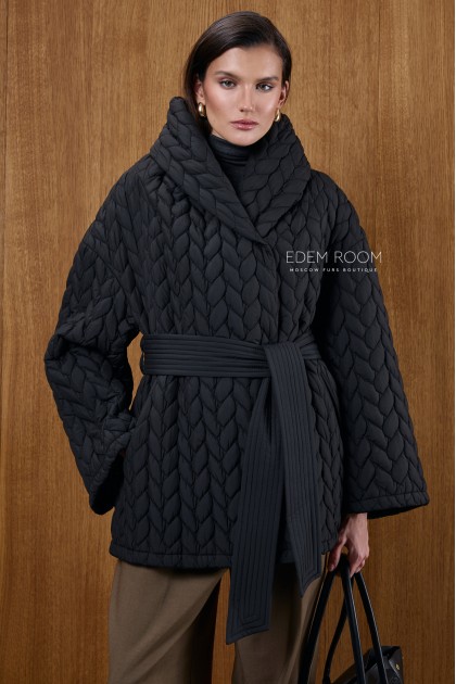 Утеплённая куртка на запах