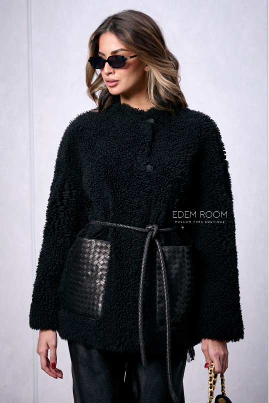 шубка - дублёнка из овчины