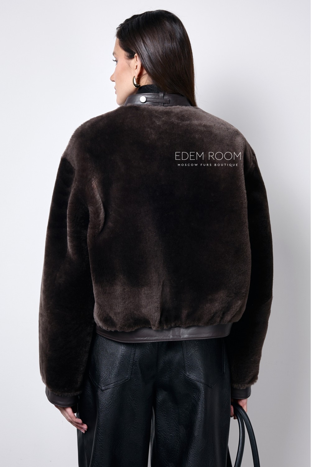 куртка - дублёнка из норки и мериноса