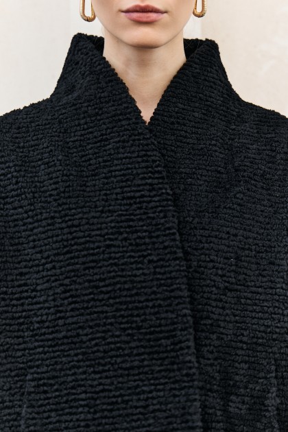 короткая куртка дублёнка из меха merino