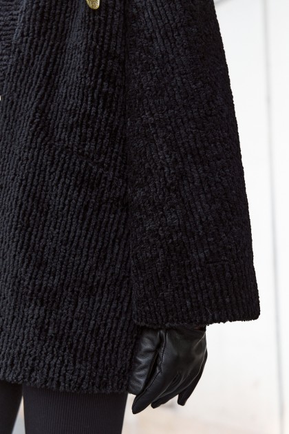 куртка - дублёнка из стриженного merino
