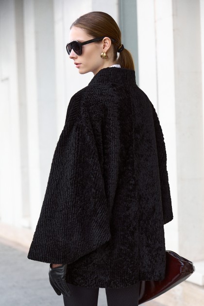 куртка - дублёнка из стриженного merino