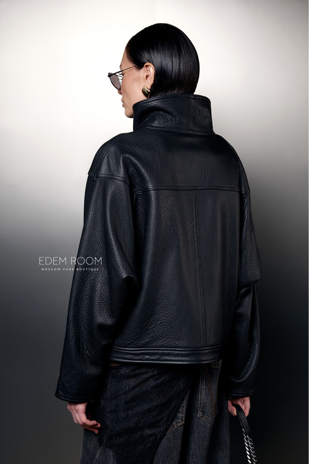кожаная куртка - женская