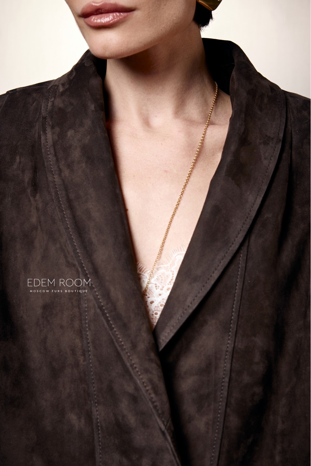 пиджак из испанкой замшевой кожи