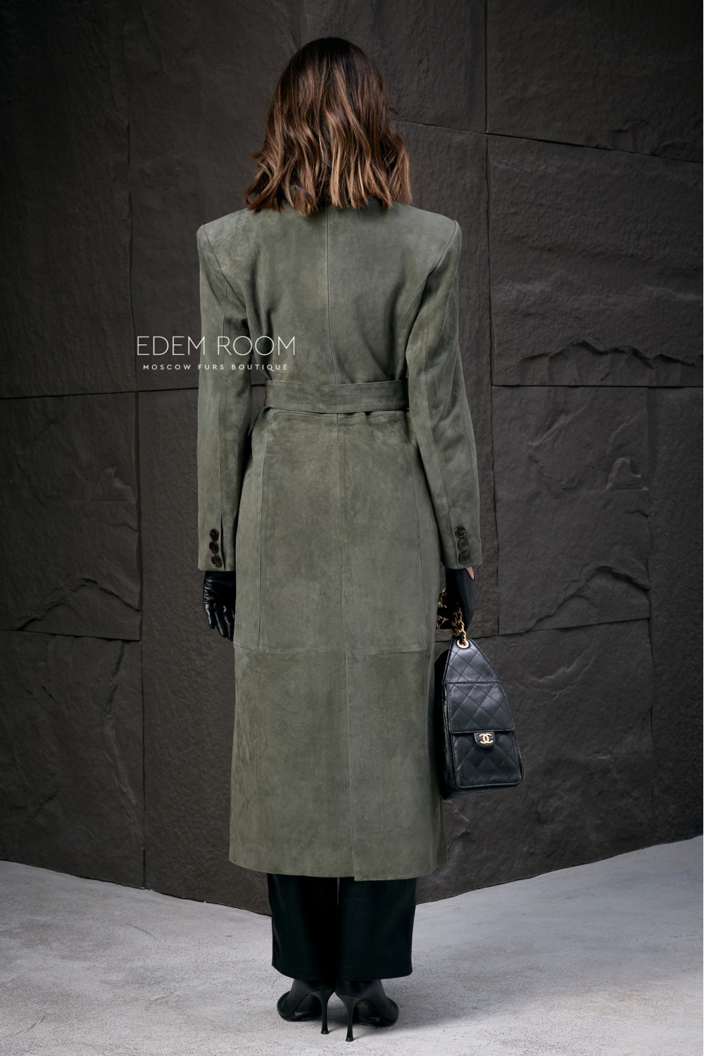 кожаный плащ