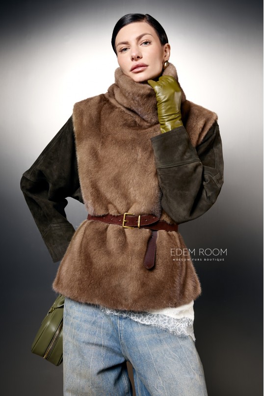 манишка из норки