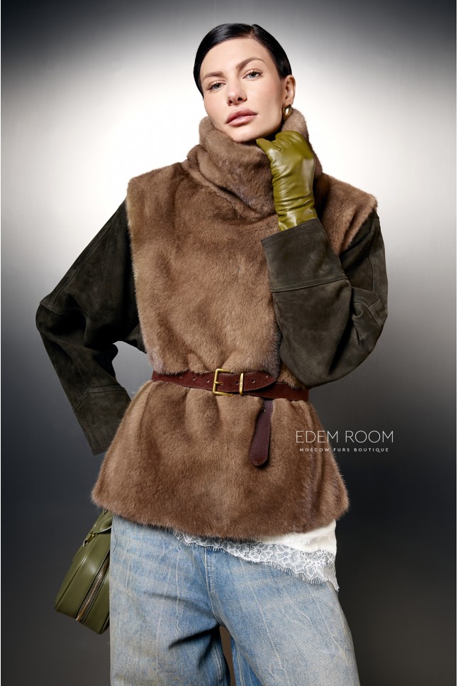 манишка из норки