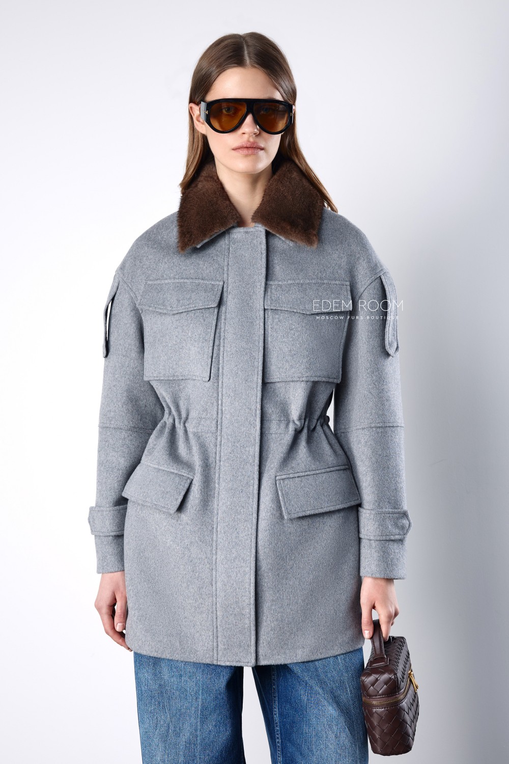 пальто с мехом