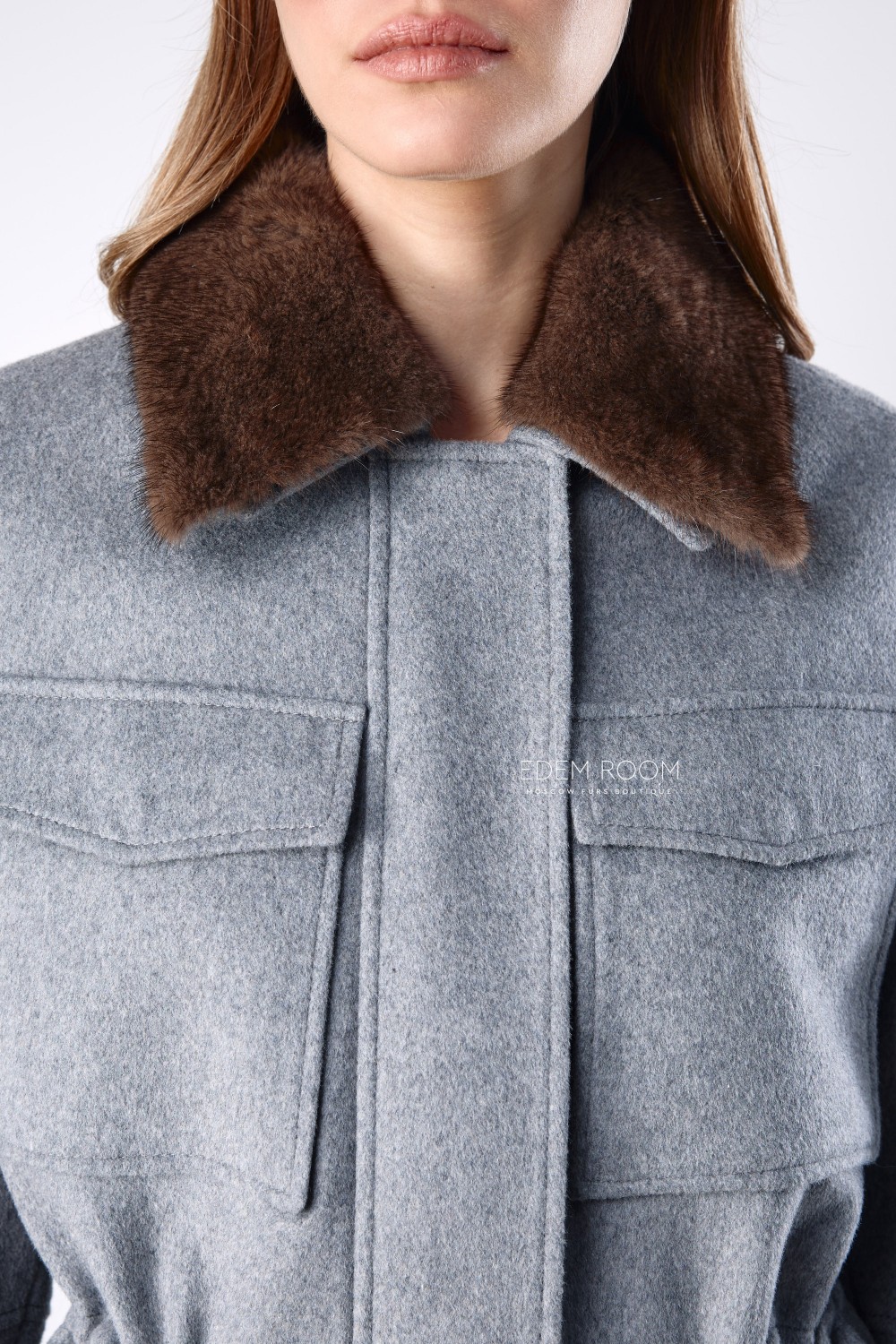 пальто с мехом