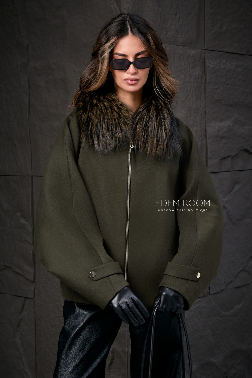 пальто с мехом