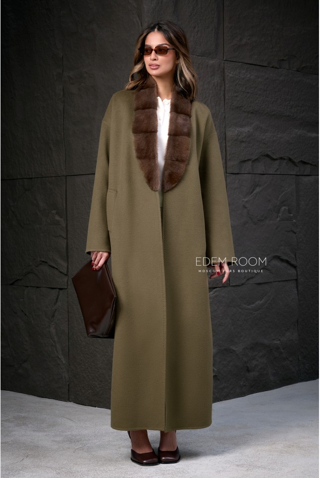 пальто с мехом