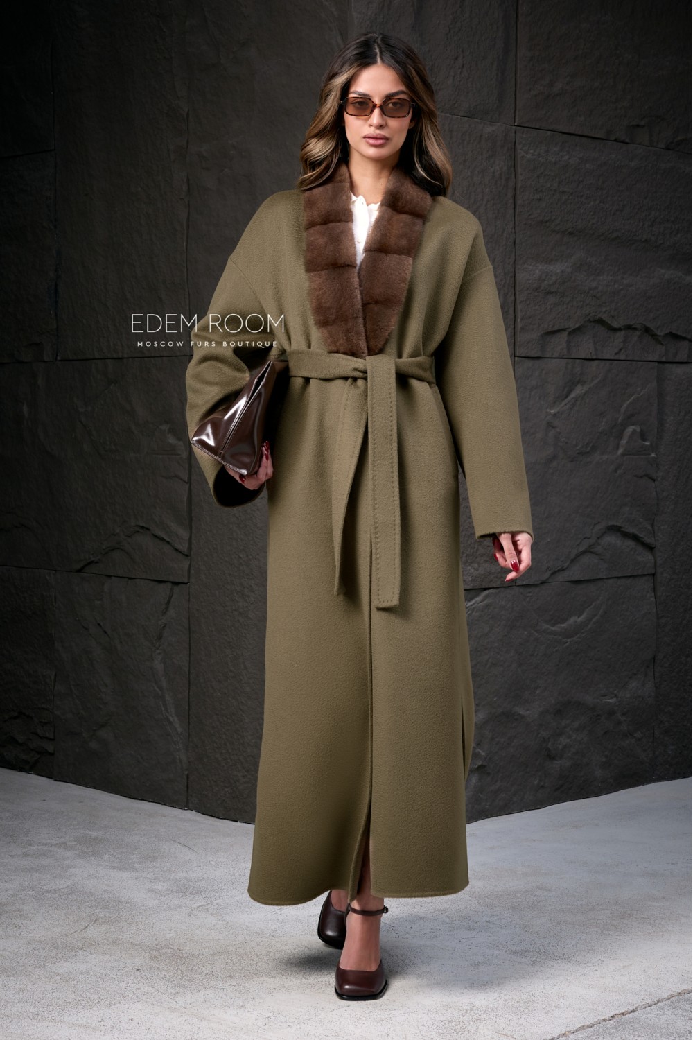 пальто с мехом