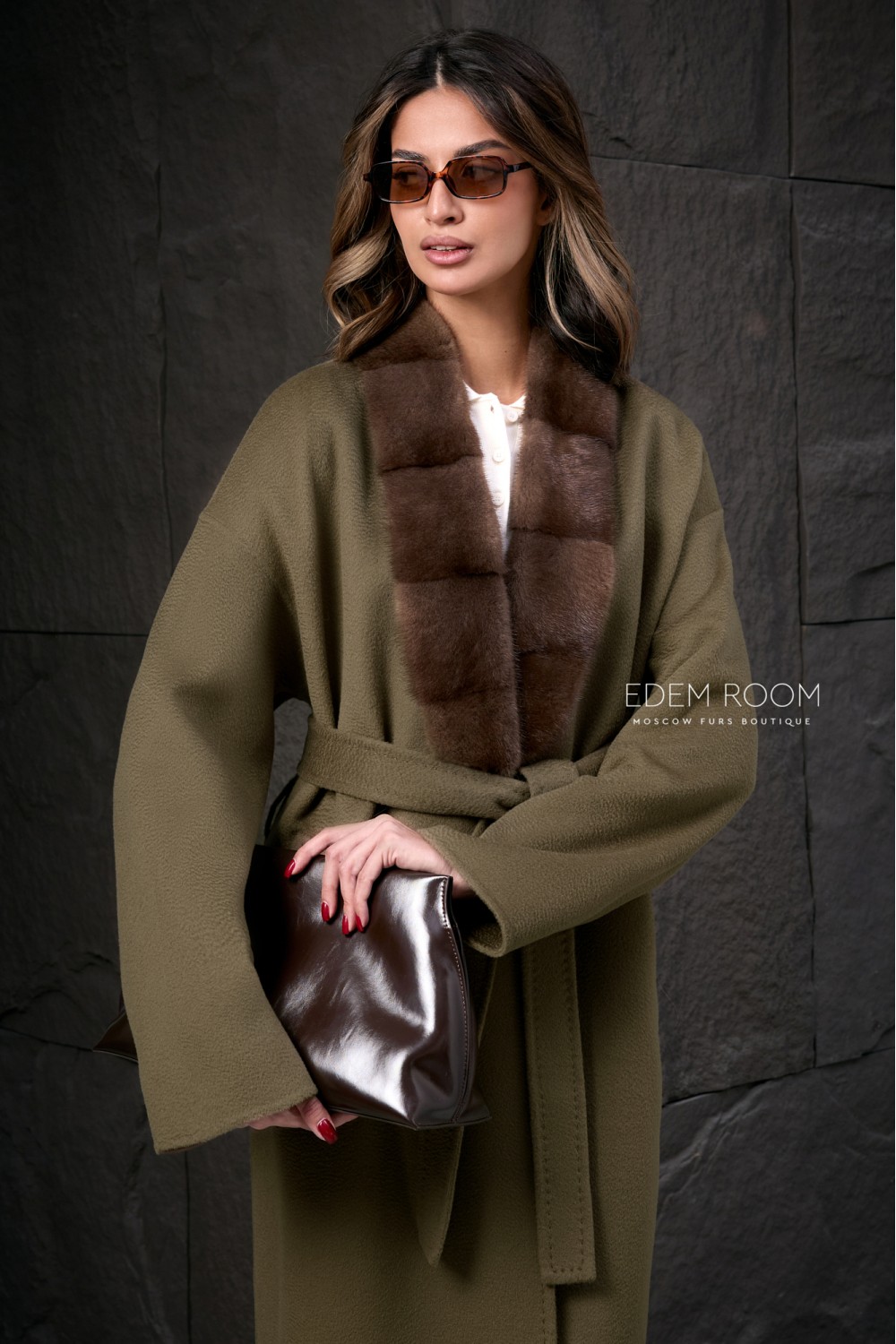пальто с мехом