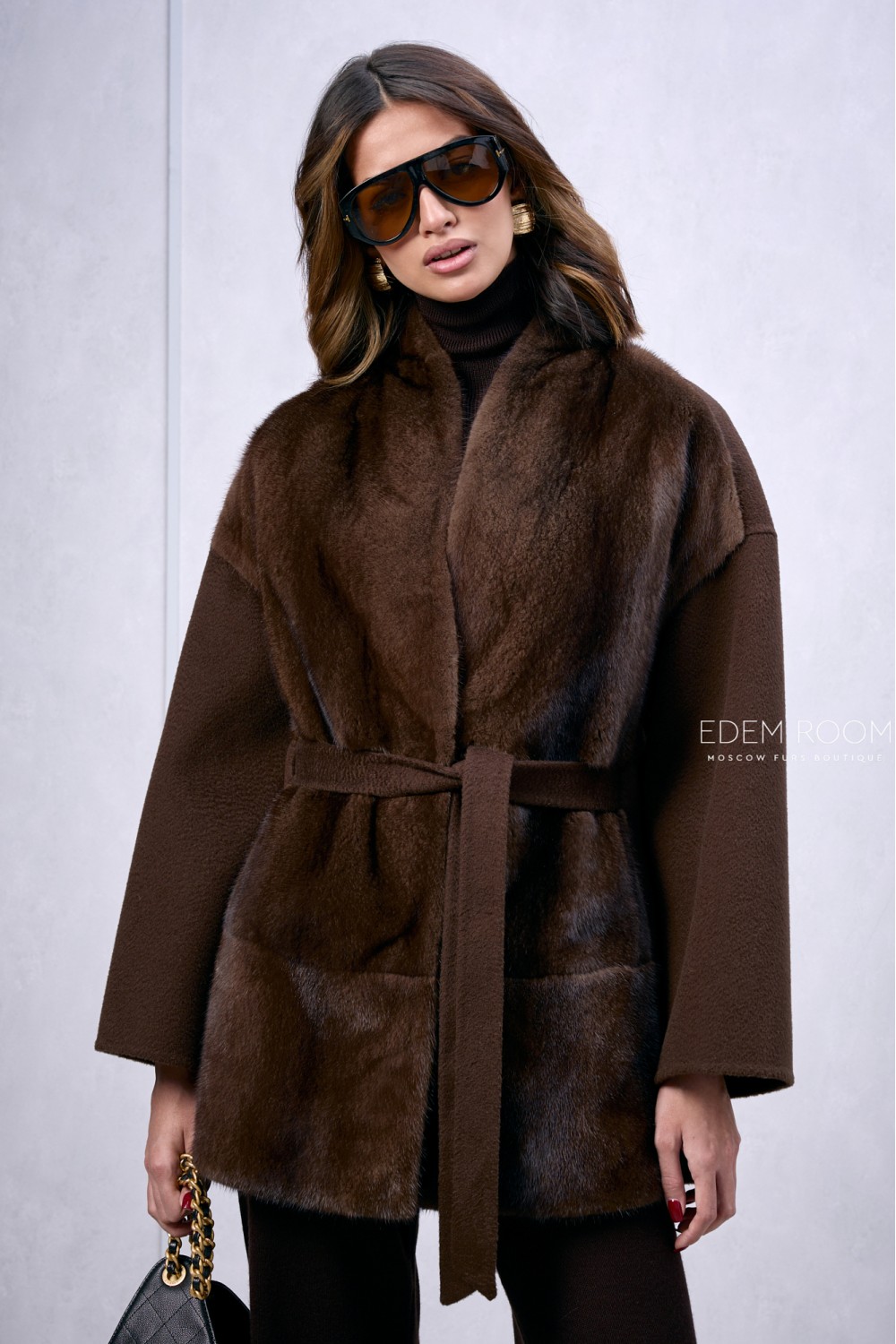 пальто с мехом