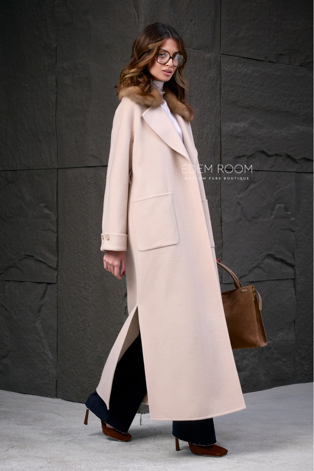 пальто с мехом