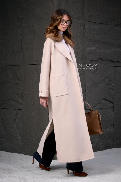 пальто с мехом