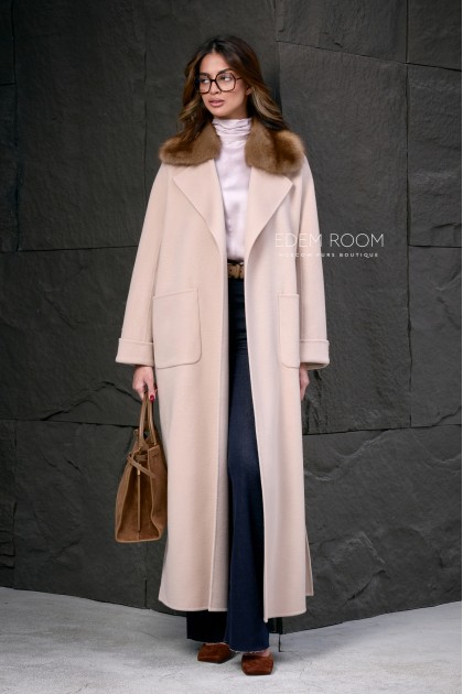 пальто с мехом