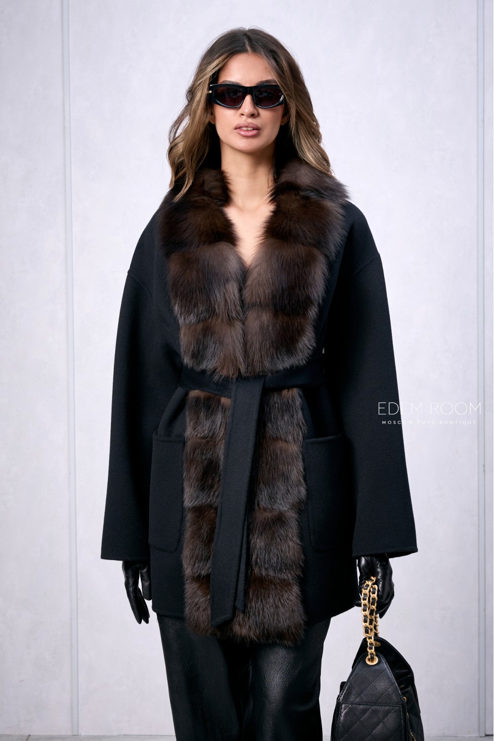 пальто с мехом