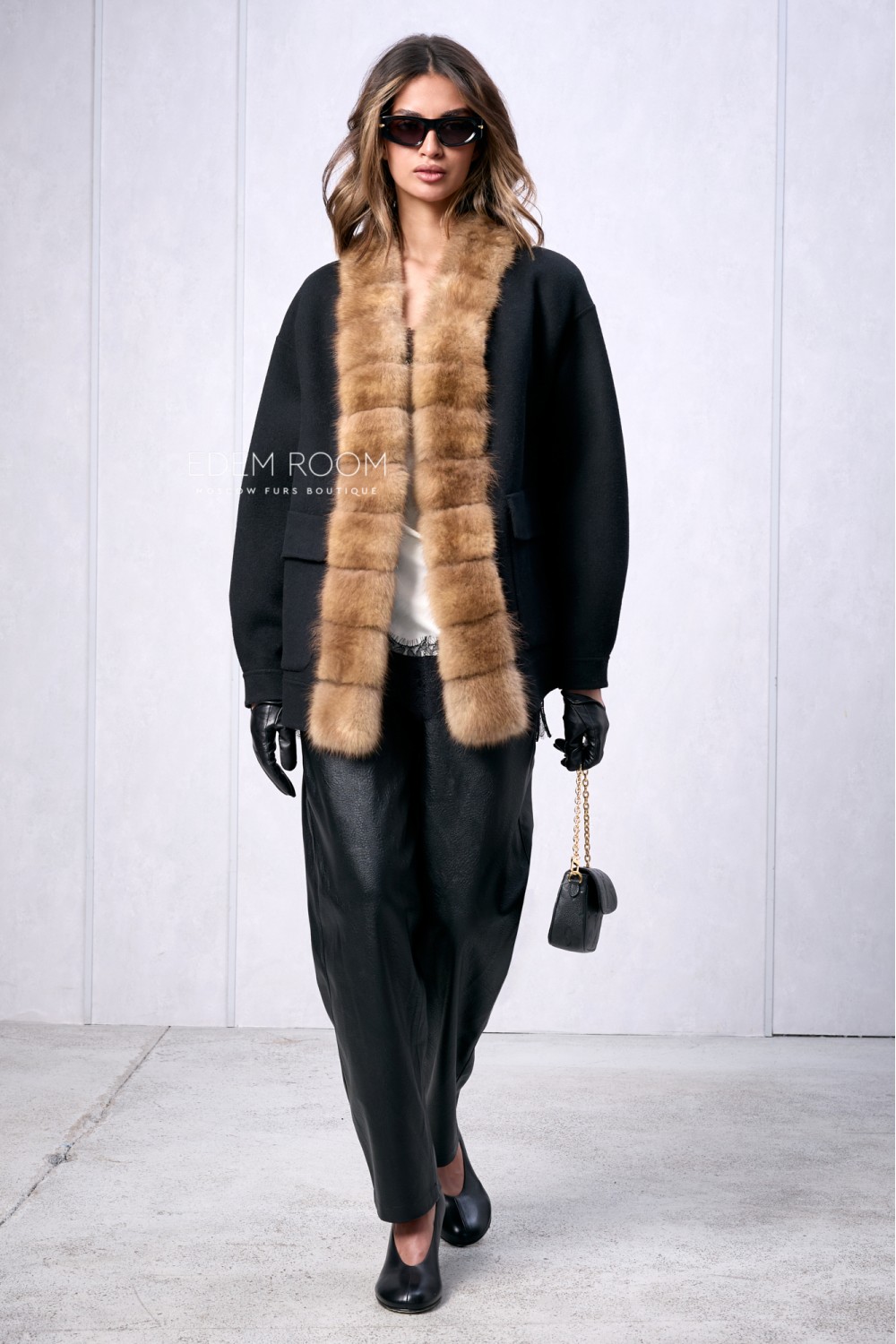 пальто с мехом